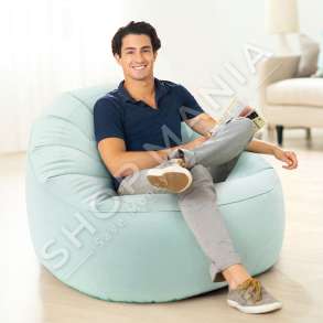 INTEX - KARRIGE ME AJER 1.12MX1.04MX74CM "INFLATABLE CHAIR BEANLESS BAG CHAIR ASSORTMENT" - 68590