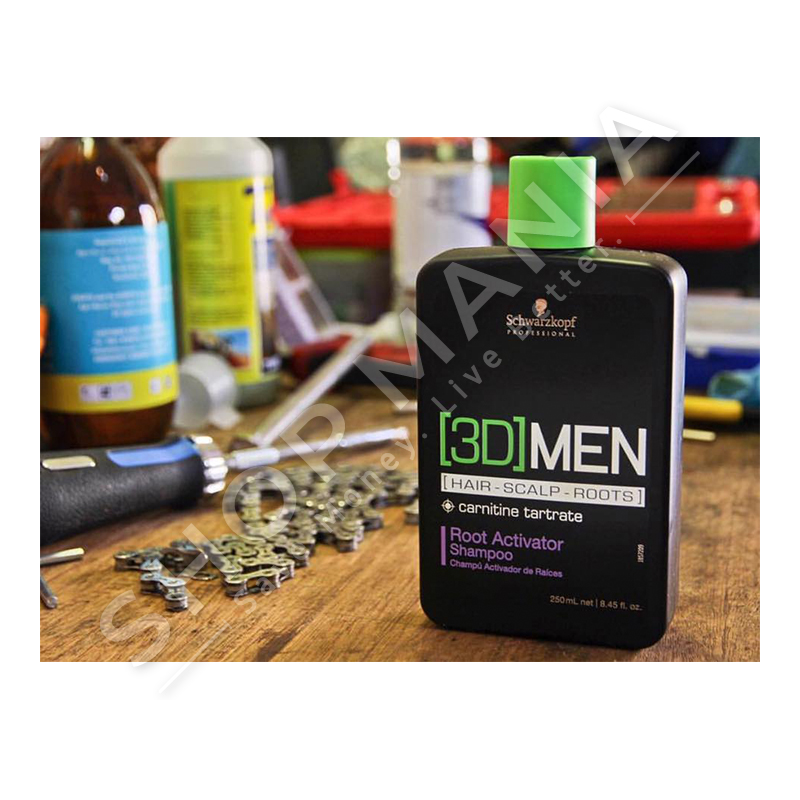 SCHWARZKOPF - 3D MEN ACTIVATING SHAMPOO 250ml