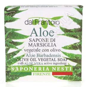 NESTI DANTE - SAPUN VEGJETAL "DAL FRANTOIO ALOE VERA" - 100G
