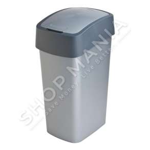 CURVER - KOSH PER MBETURINA 50L "FLIP BIN PACIFIC ALUMINIUM SILVER" - 3253922172035