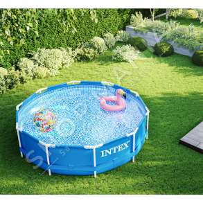 INTEX - PISHINE +6VJEC Ø305X76CM "ROUND METAL FRAME POOL" -  28200