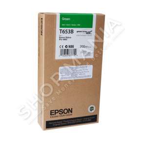 EPSON -  KARTUÇË ME BOJË JESHILE C13T653B00 T653B 200ML