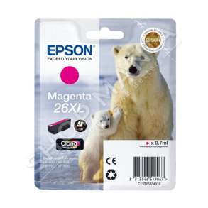 EPSON - KARTUÇË ME BOJË NGJYRË MAGENTA C13T26334010 T2633 RRETH 700 FAQE 9.7ML KARTUÇA ME BOJË XL