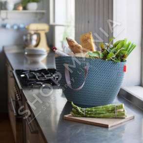 CURVER - CANTE KRAHU ME THURJE "EMILY COZY RATTAN BLUE" - 7290106934122