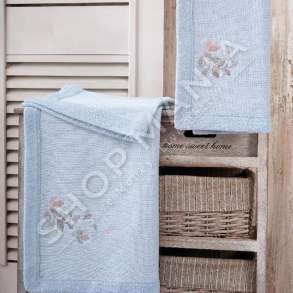 MARIE CLAIRE PARIS - SET ME 2 PESHQIRE "EMY BLUE" - 50X90+85X150CM