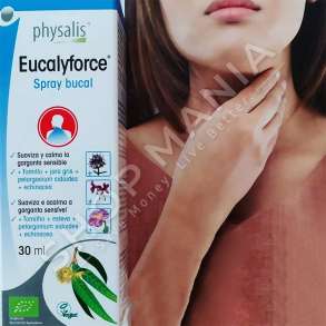 PHYSALIS - SPRAY NASAL ME EUKALIPTUS PER TE QETESUAR/CLIRUAR RRUGET E SIPERME TE FRYMEMARRJES "EUCALYFORCE SPRAY" - 30ML