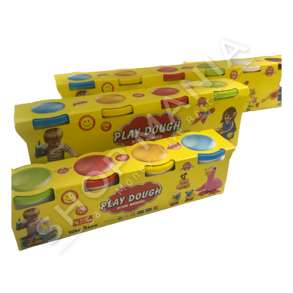 PLASTELINA NE 6 PAKETIME TE VOGLA "PLAY DOUGH"