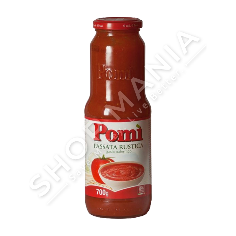 POMI - SALCE DOMATE ME BORZILOK "PASSATA RUSTICA" - 700G