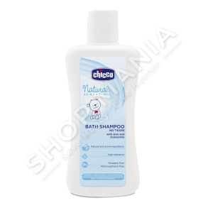 CHICCO - SHAMPO TRUPI & FLOKESH 200ML/+0MUAJSH "BATH SHAMPOO NO TEARS NATURAL SENSATION" - 8058664066599