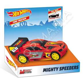 MONDO - MAKINE HOT WHEELS MIGHTY SPEEDERS +3VJEC "VEHICLE HOT WHEELS PULL BACK MIGHTY SPEEDERS 13CM (4 MODELS)" - 8001011512065