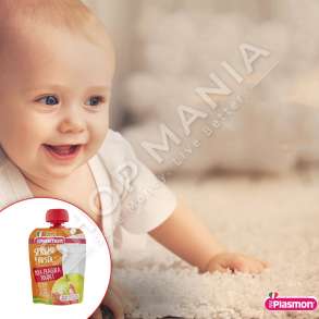 PLASMON - PURE/LENG ME MOLLE & LULESHTRYDHE "SPREMI E GUSTA" - 100G, +6 MUAJ