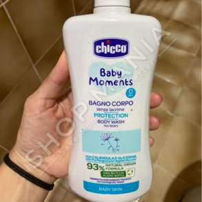CHICCO - SHAMPO TRUPI 500ML/+0MUAJSH "BABY MOMENTS BODY WASH PROTECTION NO TEARS" - 8058664138333