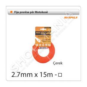 MAXPULS - FIJE PRERESE BARI KATROR 2.7 MM*15M