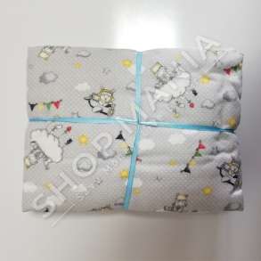 SET ME CARCAF & KELLEF PER JASTEK GRI PER FEMIJE "NOTTE FATATO" - 120X160CM/45X60CM