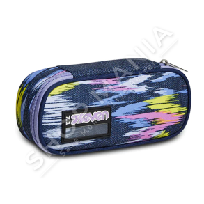 SEVEN - PORTOFOL SHKOLLE "ROUND PLUS PENCIL BAG - VIRTUAL GIRL"