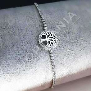 BYZYLYK ARGJEND ME GUR ZIRKON "DIZAJN PEMA E JETES"