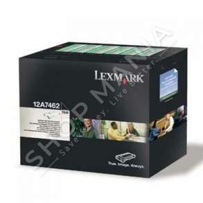LEXMARK - ORIGJINALE TONER NGJYRË E ZEZË 12A7462 RRETH 21000 FAQE I RIPËRDORSHËM