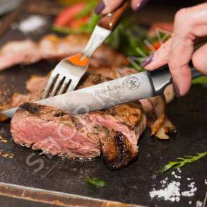 SET THIKASH KUZHINE "BLACKSMITH STEAK" - 2COPE, 11.4CM