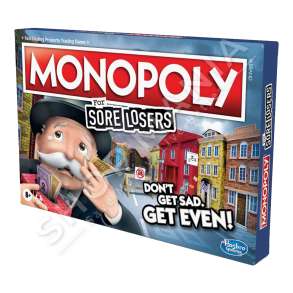 HASBRO - LOJE ME LETRA; ZARE & PERSONAZHE +8VJEC "MONOPOLY FOR SORE LOSERS" - 5010993717019