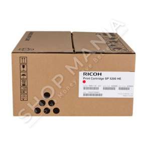 RICOH - TONER NGJYRË E ZEZË 406685 SP 5200 HE RRETH 25000 FAQE