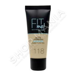 MAYBELLINE NEW YORK - FONDATINE FIT ME 118 NUDE TUBE 30ml