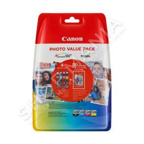 CANON -  VALUE PACK NGJYRË E ZEZË/NGJYRË E KALTËR/NGJYRË MAGENTA/NGJYRË E VERDHË CLI-526 PHOTO VALUE PACK 4540B017