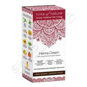 TINTS OF NATURE - KREM KENA "DARK BROWN - 70ML" - 704326425096