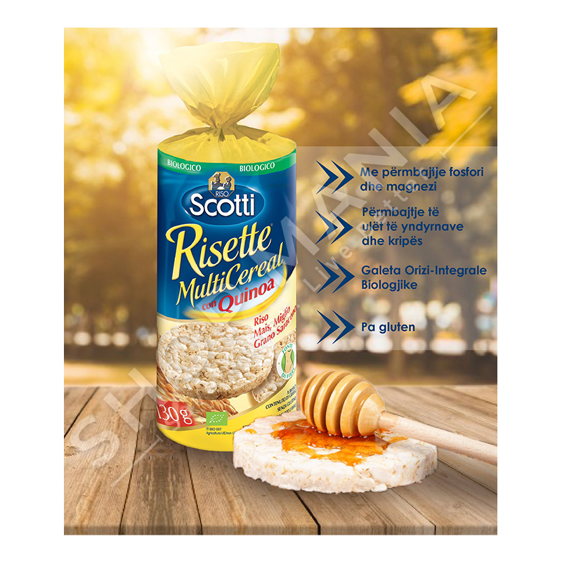 SCOTTI - GALETA ORIZI ME QUINOA - 130G