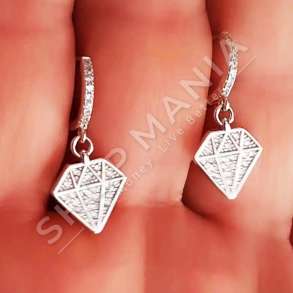 VATHE ARGJENDI RRETHORE ME GUR TE VEGJEL ZIRKONI