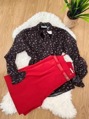 PANTALLONA KLASIKE ME PRERJE TE DREJTE ME RRIP ALD-19