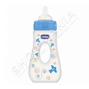 CHICCO - SHISHE ME BIBERON SILIKONI PER DJEM "TRAVELLING" -240ML, +4 MUAJ