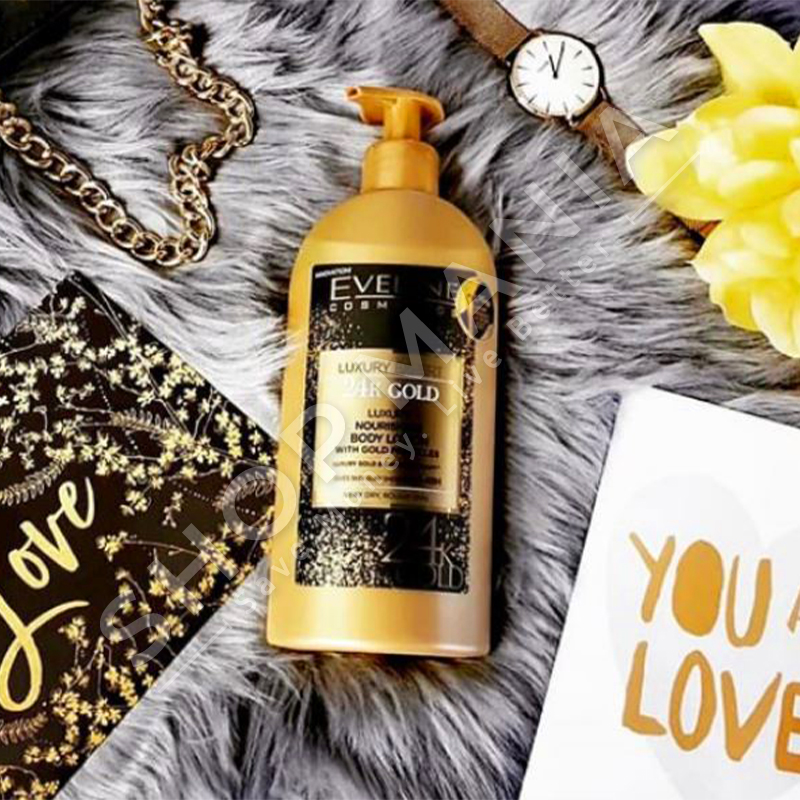 EVELINE COSMETICS - QUMESHT TRUPI ME GRIMCA ARI 24K 350ml