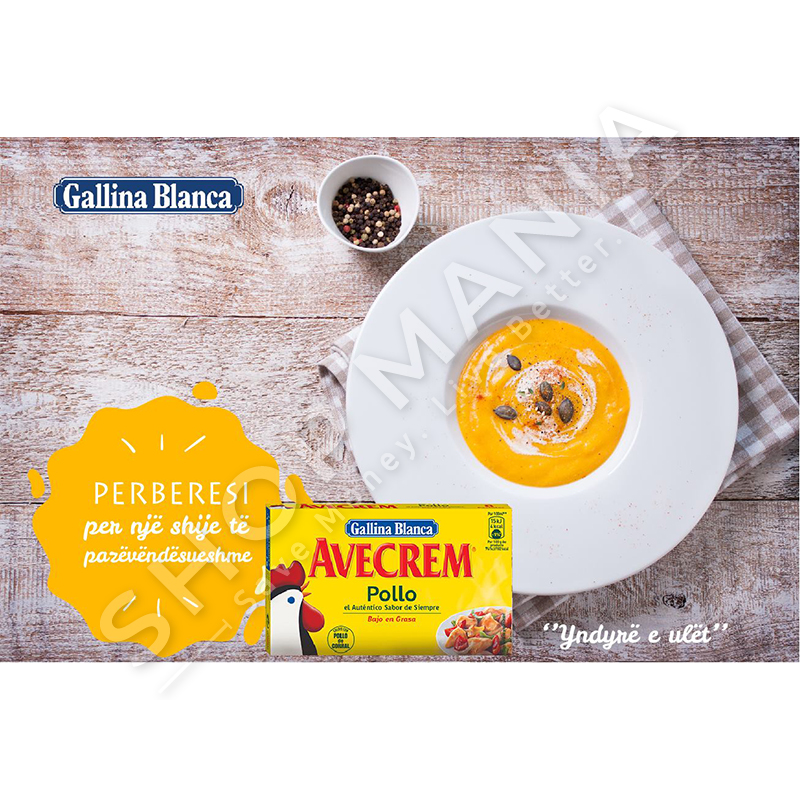 GALLINA BLANCA - KONCENTRAT PULE "TABLETA" - 8COPE, 80G