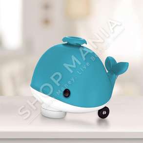 BALENE ARGETUESE ME MUZIKE +3 VJEC "LITTLE WHALE SUSPEND BALL BLOWING TOY ELECTRIC FLOWING FLOATING BALL"
