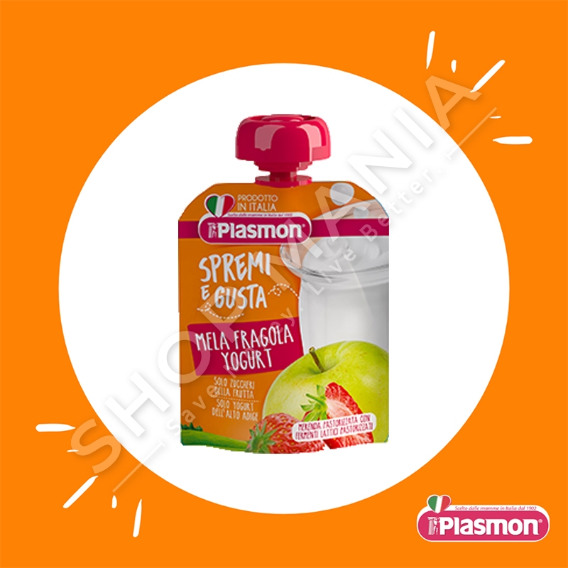 PLASMON - KOS I LENGSHEM ME MOLLE & LULESHTRYDHE "SPREMI E GUSTA" - 85G, +6 MUAJ