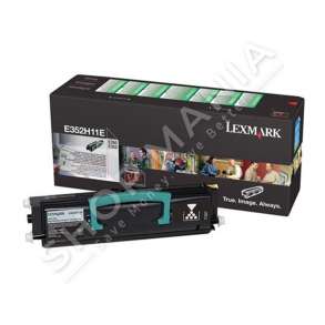 LEXMARK -  ORIGJINALE TONER NGJYRË E ZEZË E352H11E RRETH 9000 FAQE I RIPËRDORSHËM