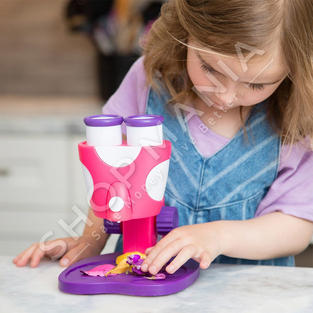 EDUCATIONAL INSIGHTS - MIKROSKOP "JR. MY FIRST MICROSCOPE PINK", +3 VJEC