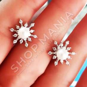 VATHE ARGJENDI ME GUR TE VEGJEL ZIRKONI