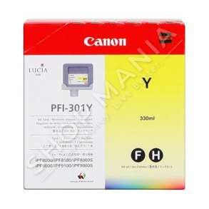 CANON - KARTUÇË ME BOJË NGJYRË E VERDHË PFI-301Y 1489B001 330ML
