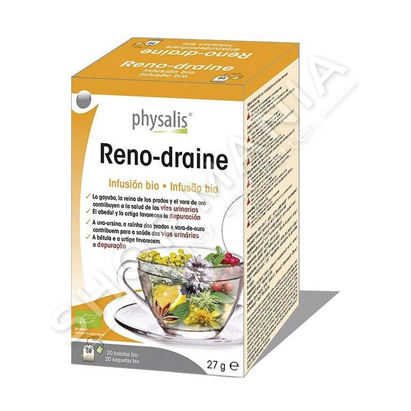 PHYSALIS - CAJ/ INFUSION 100% BIMOR QE NDIHMON NE FUNKSIONIMIN E SHENDETSHEM TE TRAKTI URINAR "RENO-DRAINE" - 20 BUSTINA