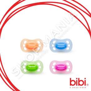BIBI - BIBERON FALLCO SILIKONI "NATURAL - HAPPINESS" +0 MUAJ