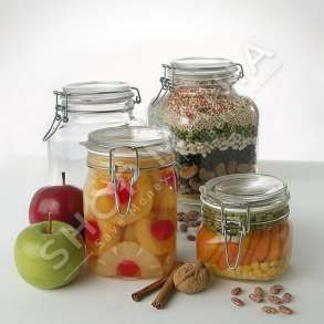 BORGONOVO - KAVANOZ  QELQI ME KAPAK HERMETIK - 1L