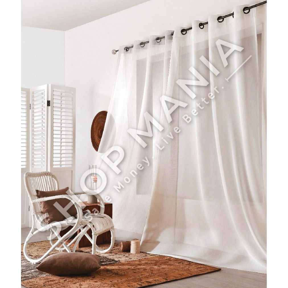 SET 2 PERDE 60X150CM "E BARDHE" - 8023788039743