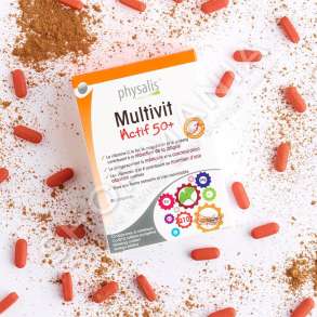 PHYSALIS - SUPLEMENT QE KONTRIBUON NE VITALITETIN FIZIK & MENDOR PER MOSHAT +50 VJEC "MULTIVIT ACIFF 50+" - 30 TABLETA