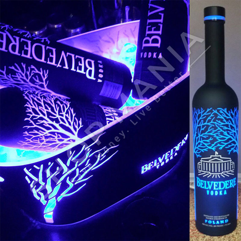 BELVEDERE VODKA - "MIDNIGHT SABER" - 1.75L, 40% VOL.