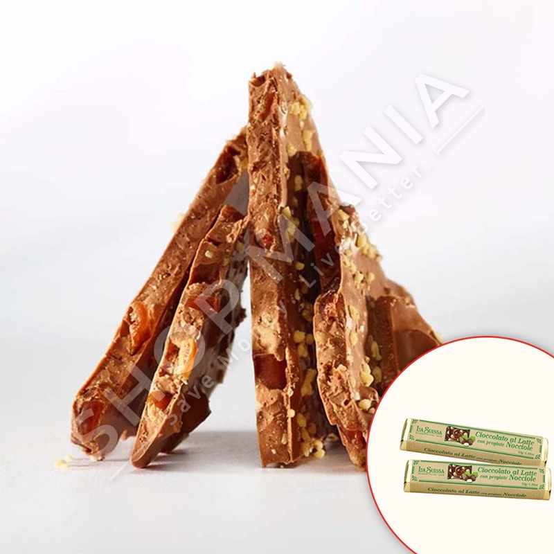 LA SUISSA - COKOLLATE ME QUMESHT & LAJTHI - 45G