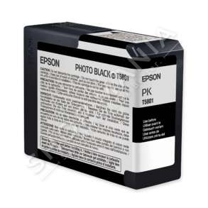 EPSON - KARTUÇË ME BOJË NGJYRË E ZEZË (FOTO) C13T580100 T5801 80ML