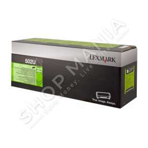 LEXMARK - ORIGJINALE TONER NGJYRË E ZEZË 50F2U00 502U RRETH 20000 FAQE I RIPËRDORSHËM