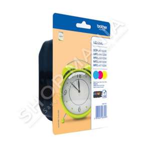 BROTHER - MULTIPACK NGJYRË E KALTËR/NGJYRË MAGENTA/NGJYRË E VERDHË LC125XLRBWBPDR LC-125 3 KARTUÇA ME BOJË LC125: C+M+Y