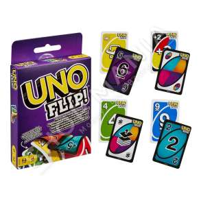 MATTEL - LOJE ME LETRA UNO +7VJEC "PLAYING CARDS UNO FLIP" - 887961751062